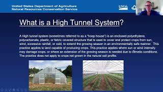 USDA NRCS High Tunnel and Small Farm EQIP Programs [upl. by Warford]