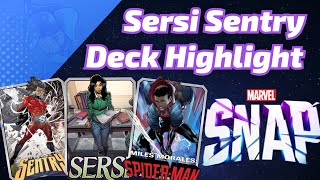 Sersi Sentry Miles won every MATCH  Marvel SNAP Deck Highlight [upl. by Ettezel]