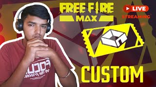 FREE FIRE MAX  CUSTOM GAME PLAY 🔥  SAHID PLAYZ IS LIVE [upl. by Aicnorev]