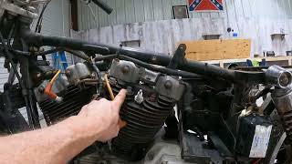 Will it run 1976 Harley Davidson Liberty Edition Ironhead Rebuild Part 1 [upl. by Kessiah]