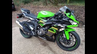 ★ 2019 KAWASAKI ZX6R 636 NINJA KRT REVIEW ★ [upl. by Nosremaj]