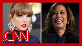 CNN anchors react to Taylor Swift’s endorsement of Kamala Harris [upl. by Anahgem566]