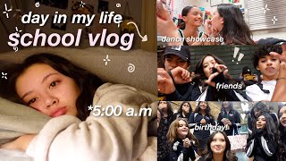 DAY IN MY LIFE school vlog freshman🎒 friends emmiol tryon haul dance showcase  more [upl. by Douty777]