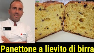 Panettone natalizio con lievito di birra stupendo spiegato benissimo da un pasticciere napoletano [upl. by Thaddus]