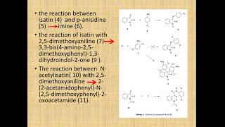 ISATIN synthesis and reactions organic chemistry group WPC3 [upl. by Enilekaj]