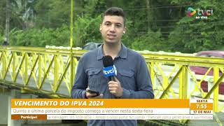 VENCIMENTO DO IPVA 2024 [upl. by Enitsugua373]