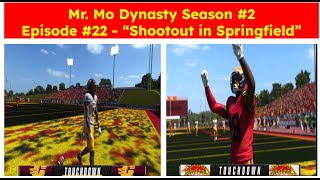 College Football 25 Dynasty  Season 2 Shootout in Springfield Episode 22 [upl. by Huff]