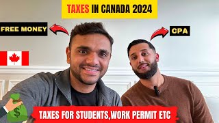 HOW TO FILE TAXES IN CANADA 2024  HOW TO GET MAXIMUM TAX RETURN FOR INTERNATIONAL STUDENTS IN 2024 [upl. by Nelyt]