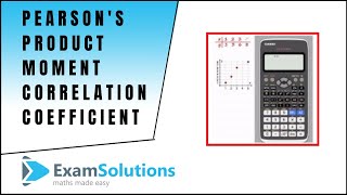 Pearsons Product Moment Correlation Coefficient on the Casio fx991EX ClassWiz Calculator [upl. by Fattal]