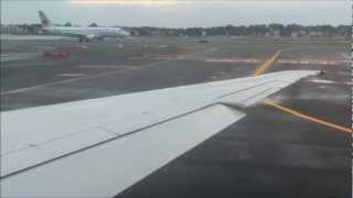 Great Delta MD90 Take off at Boston with live ATC [upl. by Horacio]