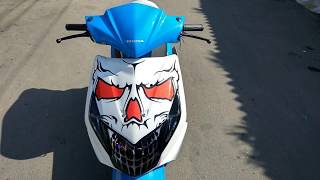 Dio Modified 2017  Honda Dio Stickering Graphics Designs [upl. by Joktan746]