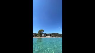 Moraitika Corfu Beach 🇬🇷 shorts  Unexpected Sea Tale [upl. by Ahterahs]