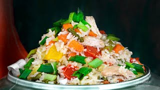 One Pot Chicken Pulao  Lockdown Dinner Recipe  One pot Meal Idea  Easy amp Quick Recipe [upl. by Selin]