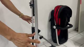 carriola D´Bebe como abrir  guardar y funciones  how to fold unfold stroller Dbebe [upl. by Enitsyrk]