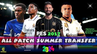 PES 2017 OPTION FILE ALL PATCHES 202425 [upl. by Parrott]