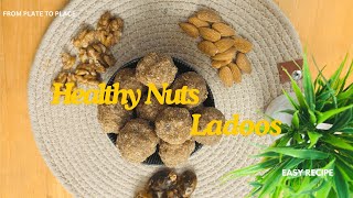 Sugar Free Healthy Walnut Almond Ladu Easy Recipe weightloss Recipe [upl. by Lerraf654]