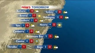 Prime7 News  Southern NSW Weather Forecast May 2013 [upl. by Stedman957]