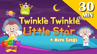 Twinkle Twinkle Little Star  More Nursery Rhymes  All songs  Kids Songs by English Singsing [upl. by Temirf290]