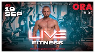 Discutii cu Angel  Fitness amp Nutritie  Live QampA 28 [upl. by Necyrb]