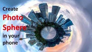 How to create photo sphere  360 degree [upl. by Nalro401]