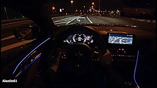 2021 BMW M8  REVIEW M8 Competition POV TEST DRIVE at NIGHT [upl. by Gustin927]