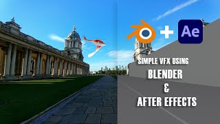 Simple VFX Using Blender and After effects Malayalam  BLENDER  AFTER EFFECTS TUTORIAL [upl. by Jaclin479]