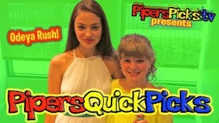 ODEYA RUSH from Goosebumps Interview for The ODD LIFE of TIMOTHY GREEN with PIPER REESE [upl. by Cher675]