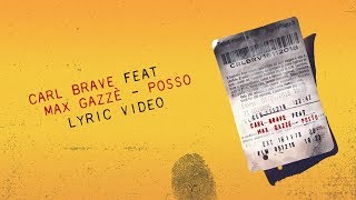 Carl Brave feat Max Gazzé  Posso Lyric Video [upl. by Oderf]