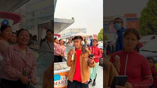 Laugh  Lose🤣 Singing Prank in Public shorts viral comedyvideo [upl. by God]