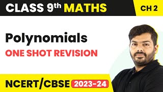 Polynomials  One Shot Revision  Class 9 NCERT Maths Chapter 2 [upl. by Anaig]