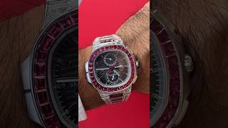 The Patek Philippe Nautilus Travel Time Chronograph Ref59901422G ‘Ruby’ is the real deal shorts [upl. by Lorak484]