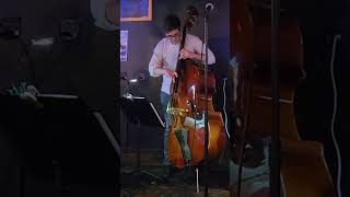 live double bass solo a Galloway Station by Seth Darby doublebass bassist livejazz double bassist [upl. by Tteraj]