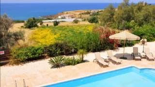 Villa Erato Argaka Paphos Cyprus stunning gardens and beautiful sea views [upl. by Yenterb902]