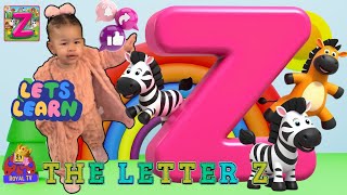 The Letter Z  Fun Learning for Toddlers  Activities Nursery Rhymes Numbers and Colors learn [upl. by Iasi]