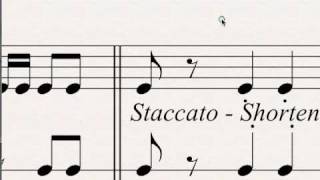 Staccato And Legato Explained [upl. by Donoho693]