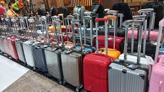 Where to Buy a Cheap Suitcase or Set of Luggage in Bangkok Thailand bangkokshopping shoppingvlog [upl. by Gerrie]