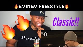 Eminem Best Freestyle Ever REACTION [upl. by Ocire]