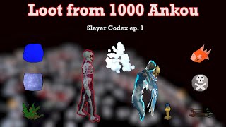 Loot from 1000 Ankou  Slayer Codex ep 1  RuneScape 3 [upl. by Fielding]