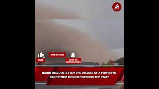 Idaho Residents Capture the FURY of a Sandstorm [upl. by Ileak]