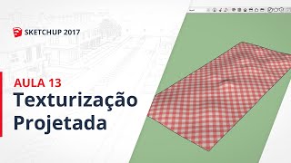 Curso SketchUp 2017  Aula 13 Texturização Projetada [upl. by Alliuqal]