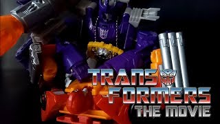 The Transformers Movie 1986 Rodimus Prime VS Galvatron in Stop motion [upl. by Anitsuj]