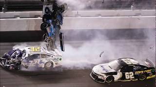 Ryan Newman Daytona 500 Crash [upl. by Amara948]