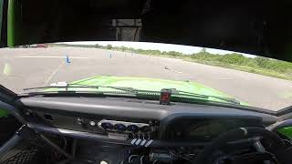 Debden sprint 1st timed run May 2024 with Herts county auto aero club [upl. by Adnahsal]