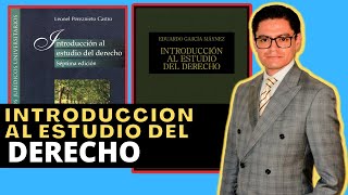 INTRODUCCIÓN AL ESTUDIO DEL DERECHO [upl. by Kannav]