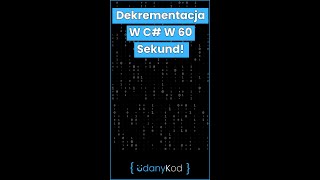 ⏱ Dekrementacja w C w 60 Sekund ⚡ shorts [upl. by Onilegna944]