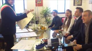 Matrimonio civile in comune di Trento 28012016 [upl. by Nreval]