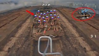 How Ukraine FPV Drones Drop Bombs Relentlessly Blow up Russian Infantry Convoy Around Chasiv Yar [upl. by Ellek]