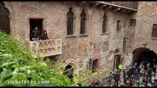 Verona Italy House of Juliet and Castelvecchio  Rick Steves’ Europe Travel Guide  Travel Bite [upl. by Enomahs]