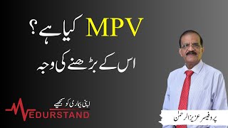 Urdu What is MPV  Role of MPV  MPV in CBC test  Medurstand by Prof Aziz ur Rehman MPV CBC [upl. by Keeley]