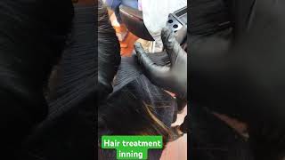 Hair treatment inning haircare viral short video 📷📸 [upl. by Yarrum742]